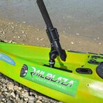 Railblaza MiniPort TracMount mit einem Rutenhalter