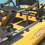 Railblaza Railmounts 32-41 in black with DrinkHold