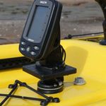 Railblaza rotating platform S with Humminbird PiranhaMax Fishfinder