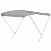Bimini-Top ELEGANCE with 2 arches / height 115 cm - width 130 cm grey