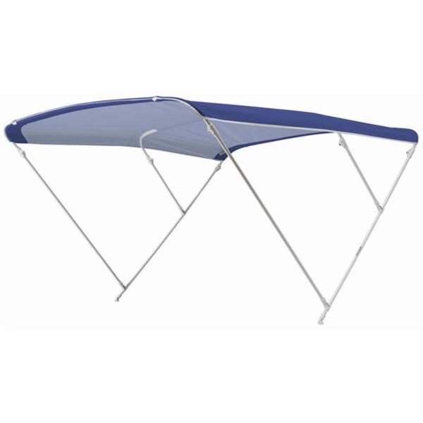 Bimini-top / zonnescherm ELEGANCE met 3 bogen / hoogte 140 cm - breedte 150 cm lagune