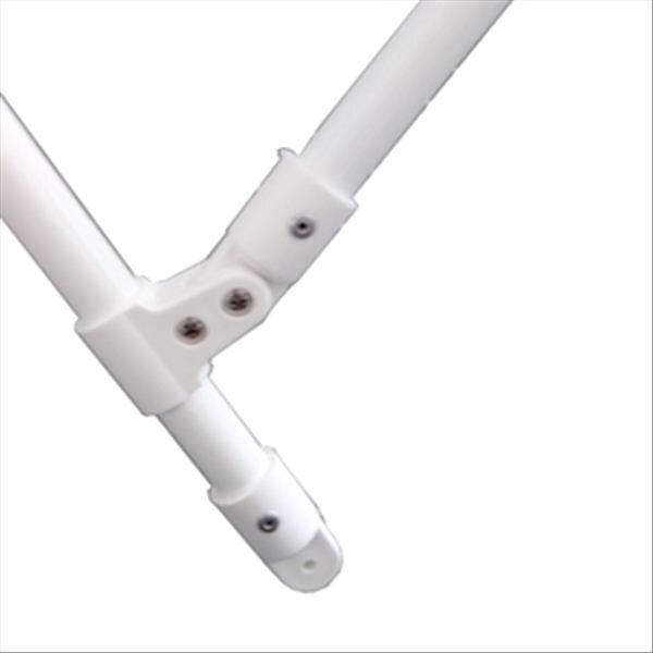 Bimini-top / zonnescherm ELEGANCE met 3 bogen / hoogte 140 cm - breedte 150 cm lagune