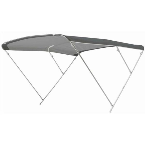 Bimini-Top ELEGANCE with 3 arches / height 140 cm - width 170 cm dark grey