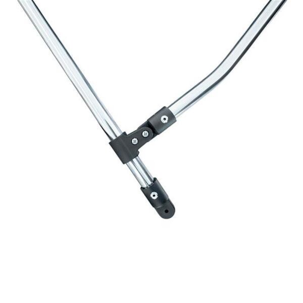 Bimini-top / zonnescherm SPORT met 3 bogen / hoogte 140 cm - breedte 185 cm zwart