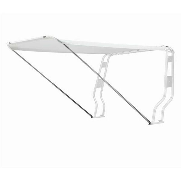 Bimini-top / zonnescherm JOLLY voor apparatuurdrager / rolbeugel "GOMMONE" breedte 155 cm - wit