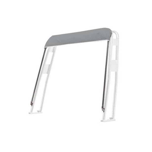 Bimini-top / zonnescherm UNIVERSAL voor apparatuurhouder / rolbeugel "BARCA" breedte 170 cm - zilver