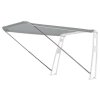 Bimini-top / zonnescherm UNIVERSAL voor apparatuurhouder / rolbeugel "BARCA" breedte 170 cm - zilver
