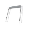 Bimini-top / zonnescherm UNIVERSAL voor apparatuurhouder / rolbeugel "BARCA" breedte 170 cm - zilver