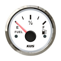 KUS analog fuel level gauge - white