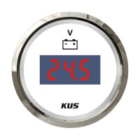 KUS digital Voltmeter - white