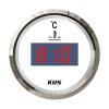 KUS temperatuurindicator voor motorkoelwater (digitaal) - wit