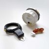 KUS GPS-snelheidsmeter met analoge weergave van snelheid en digitale koers