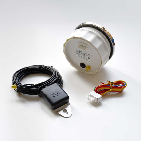 KUS GPS Speedometer with course (0-15 kn / 27 km/h) - black