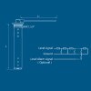 KUS NIRO-sensor model S3H voor fecaliën- en afvalwatertanks 55 cm