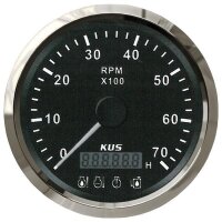 KUS toerenteller met urenteller voor buitenboordmotoren -...