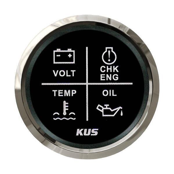 KUS 4-voudige alarmindicator - zwart