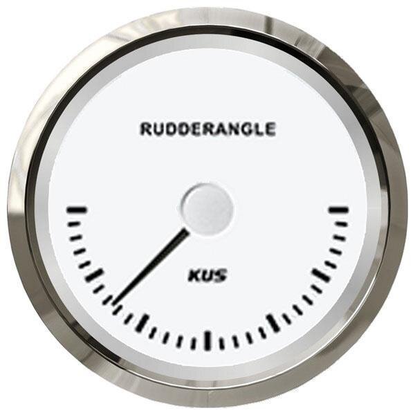 KUS rudder angle gauge (groß) - white