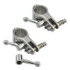 Stainless steel railing mount joint fitting set for biminis - &Oslash; 25 mm