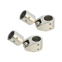 Stainless steel rail mount fitting set with swivel ball...