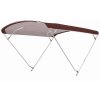 Bimini-top / zonnescherm CHIC met 3 bogen / hoogte 95 cm - breedte 185 cm bordeaux