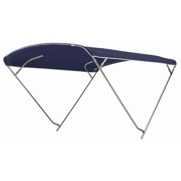 Bimini-top / zonnescherm ROYAL met 4 bogen Hoogte 140 cm - Breedte 215 cm -  Marineblauw (5031)