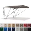 Bimini-top / zonnescherm EXCELLENT met apparatuurhouder GOMMONE - breedte 155 cm / hoogte 130 cm - naturel (5020)