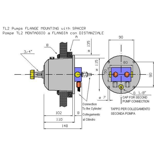 Hydrodrive hydraulische besturing MF350-SP voor buitenboordmotoren tot 350 pk (raceboten)