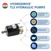 Hydrodrive hydraulische besturing MF350-SP voor buitenboordmotoren tot 350 pk (raceboten)