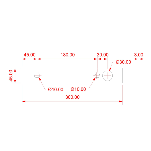 Onderplaat voor apparatuurhouder
