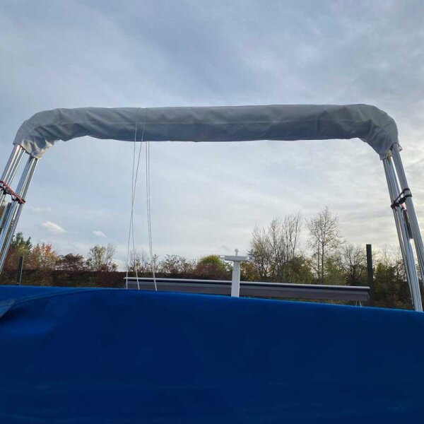 Eendelige beschermhoes voor apparatuurhouder en bimini-top