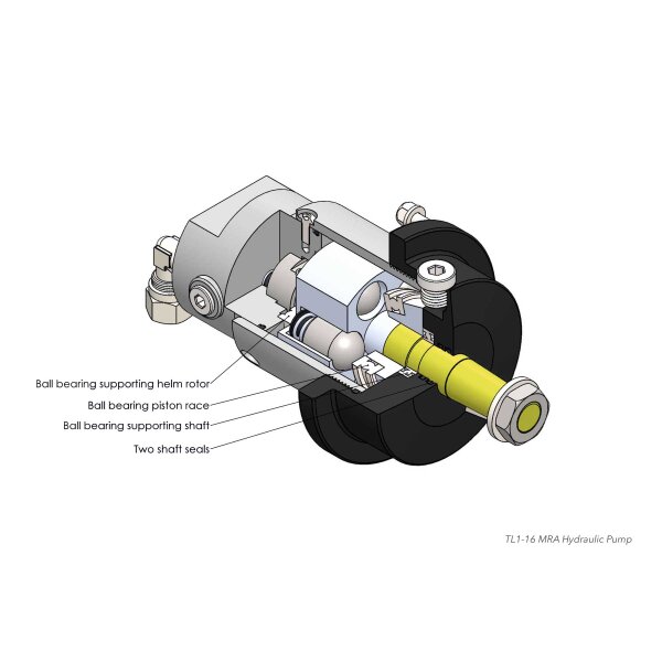 Hydrodrive hydraulische besturing MF175 WTS voor buitenboordmotoren tot 175 pk