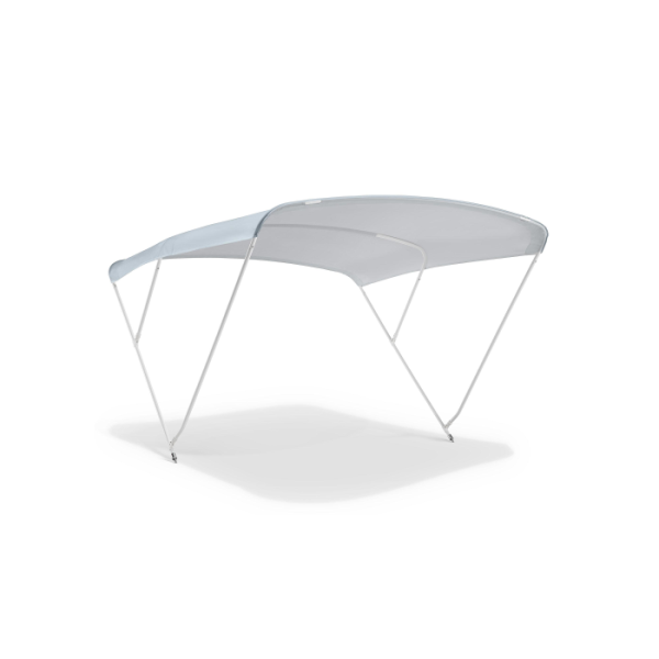 Bimini-Top ELEGANCE PLUS with 3 arches / Height 140 cm - Width 215 cm grey