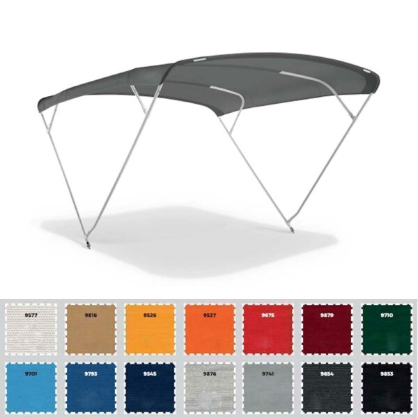 Bimini-top / zonnescherm ELEGANCE PLUS met 4 bogen