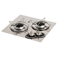 wo-burner cooktop 350x320 mm