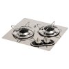 2-pits kookplaat 350x320 mm